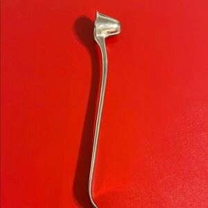 Gerity Silver Plated Helmet Snuffer Heavy Plated Silver 9.5” L